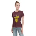 thumbnail image 4 of T-Shirt Basique à Manches Courtes pour Femmes Pikachu, 4 of 6