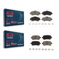 thumbnail image 1 of CMX Front Rear Ceramic Brake Pads Kit for Car Dodge Grand Caravan Journey Chrysler Town & Country Volkswagen Routan Ram C/V KCX-100233, 1 of 9