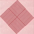 thumbnail image 1 of Ahgly Tapis d'Intérieur Lavable en Machine Carré Transitionnel Rose Clair, 7 Pieds Carré, 1 of 7