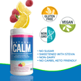 thumbnail image 3 of Natural Calm Poudre de Citrate de Magnésium (Saveur Framboise Citron), 452 g - Absorption Rapide - Boisson de Magnésium Populaire, 3 of 8