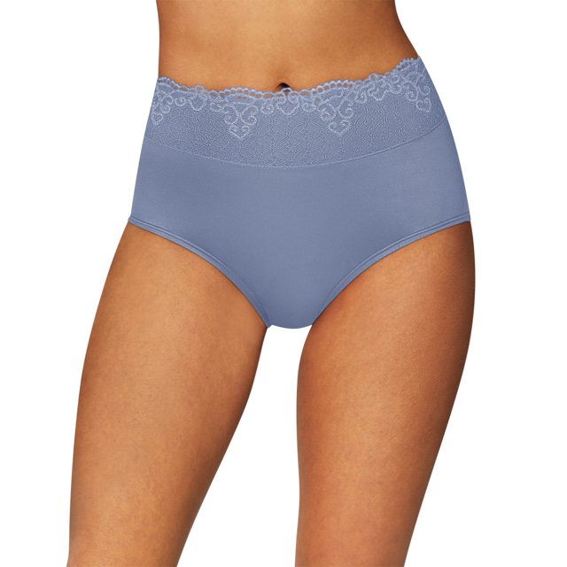 Bali Womens Passion for Comfort Brief, 9, Chateau Blue