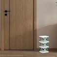 thumbnail image 4 of TIMIFIS Shoe Rack Household Space Storage Plastic Multi-Layer Shelf Small Shoe Cabinet Closet Organizer, 4 of 6