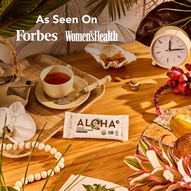 Aloha Organic Protein Bar - Plant Based Coconut Chocolate Almond