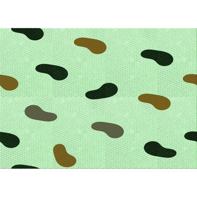 Ahgly Company Tapis d'Intérieur Lavables en Machine Rectangle Transitionnel Vert Menthe, 8' x 10'