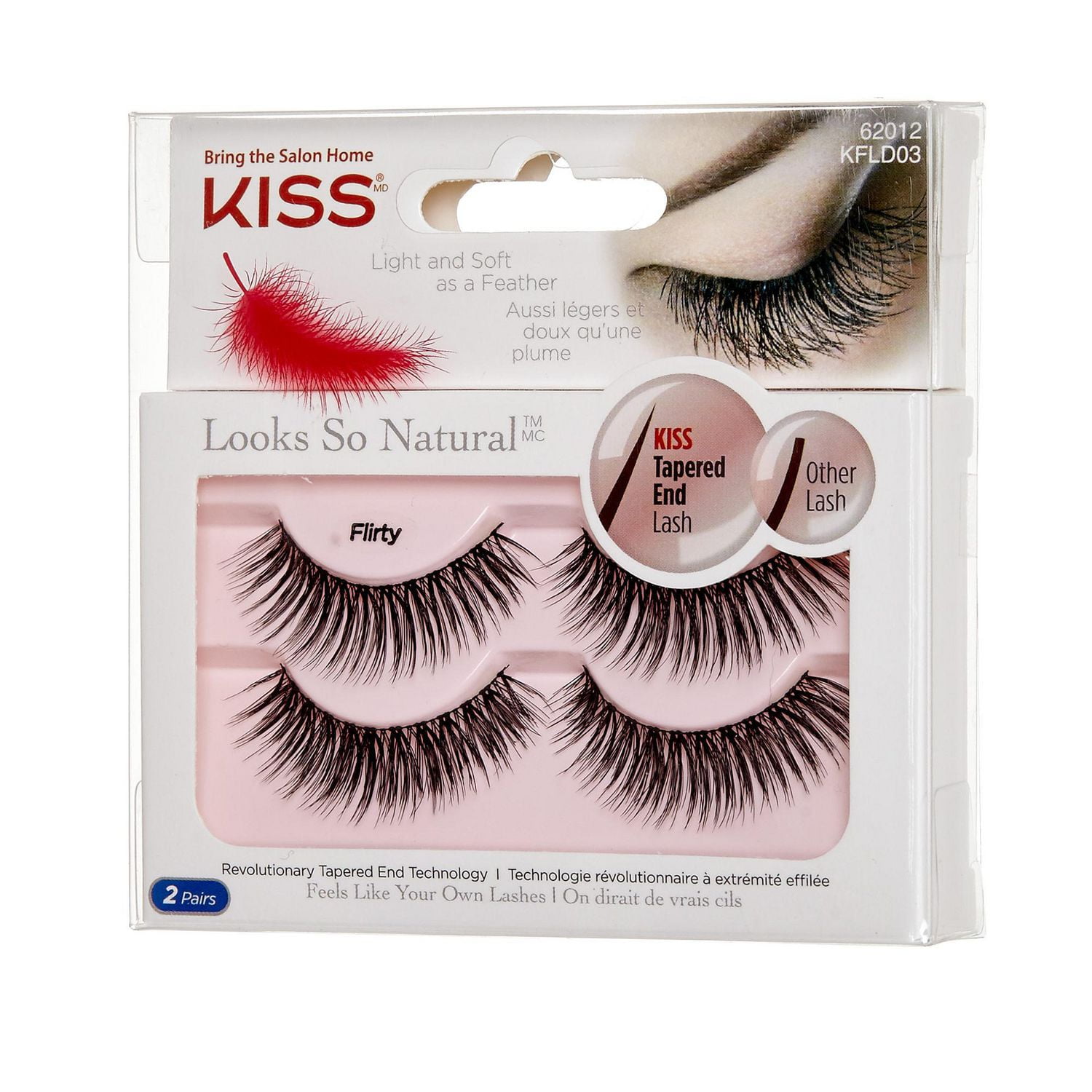 KISS : Aspect si naturel -Double emballage - Flirt