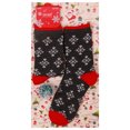 thumbnail image 2 of TIEVOSA Bas Mi-Mollet Imprimés de Noël Bas pour Femmes Chaussettes Festives (Gris), 2 of 6