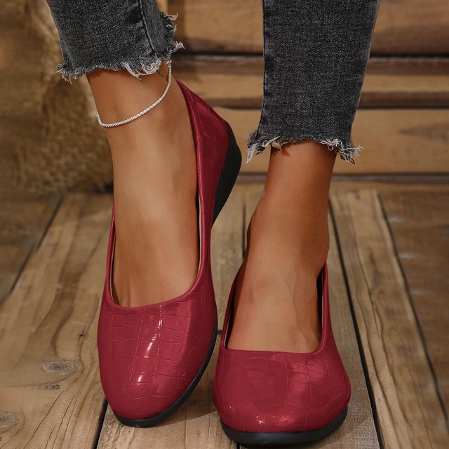 LSLJS Chaussures à Bout Pointu à Talon Compensé pour Femmes, Mode Décontractée Printemps et Été, Nouveau Style, Couleur Unie, Chaussures pour Femmes, Cadeaux pour Femmes