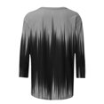 thumbnail image 2 of Hauts pour Femmes Décontractés Imprimés à Col Rond T-Shirt à Manches 3/4 Haut Ample, Hauts à Manches 3/4 pour Femmes, Hauts Décontractés pour Femmes, T-Shirts pour Femmes, 2 of 5