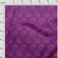thumbnail image 2 of oneOone Viscose Chiffon Fabric Paisley Block Print Fabric By The Yard 42 Inch Wide, 2 of 4