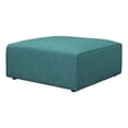 thumbnail image 1 of Modway Mingle Ottoman en Tissu de Polyester de Style Moderne, Fini Bleu Sarcelle, 1 of 4