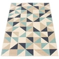 thumbnail image 4 of ECARPET Modern Area Rug for Dining Room, Living Room, Bedroom or Den Delta Blue, 4 of 9