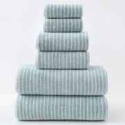 ABPWLY 6 Piece Towel Bath Towel Towel Set Bath Outdoor Travel Towel Suitable For Family Use Clearance large bath towels Canada Days towel shower towels