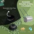 thumbnail image 4 of Outsunny 20" Push/Tow Behind Lawn Roller, 11 Gal Water/136 Lb Sand, Green, 4 of 10