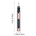 thumbnail image 2 of WIFKLSIIPG Stylo de Gravure Sans Fil Outil Rotatif Rechargeable Stylo de Gravure Métal Bois Verre Bijoux Stylo de Gravure 3 Vitesses Réglage Surchauffe Protection (Argent), 2 of 8