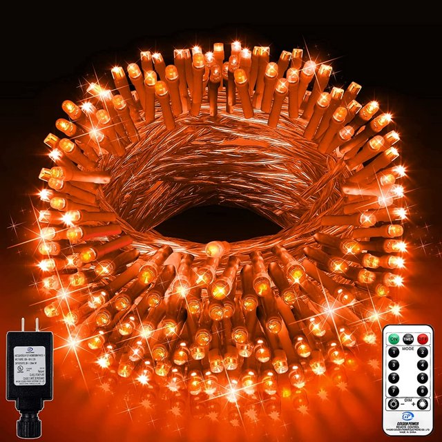 AMERTEER ” LED String Lights For Thanksgiving / Christmas / New Year Twinkle Lights with 8 Modes Memory for Home Tree Yard Room Indoor & Outdoor Decorations”