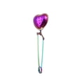 thumbnail image 1 of Stainless Steel Tea Infuser – Heart Shape Snap Closure Mesh Ball Strainer, 1.69 in x 6.02 in, 1 of 1