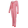 thumbnail image 2 of Pyjama de Noël pour Femmes à Manches Longues Rayé Ajusté pour la Maison Vêtements de Nuit de Noël, 2 of 9