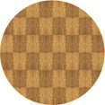 thumbnail image 1 of Ahgly Company Machine Washable Indoor Round Transitional Dark Orange Area Rugs, 4' Round, 1 of 7