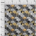 thumbnail image 2 of oneOone Rayon Yellow Fabric Asian Mandala Craft Projects Decor Fabric Printed By The Yard 56 Inch Wide, 2 of 4