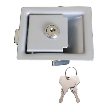 Poignée de Porte de VR, Serrure de Porte d'Entrée de Roulotte de Voyage de VR à Palettes Type à Tirer, Sécuritaire Fiable