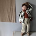 thumbnail image 4 of Tramfacy Girls Cardigan Fall Long Sleeve Tops Spring Fashion Versatile Knit Sweater Jacket Warm Casual Cardigan for Children, 4 of 4