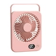 thumbnail image 2 of Rechargeable Long Battery Life Desktop Fan with Quiet Folding Handheld Design and Adjustable Wind Speeds for High Wind Power,Silent Operation Flexibility, 2 of 7