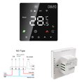 thumbnail image 3 of Riwcyla Smart Thermostat for Home Touchscreen WiFi Voice App Programmable Temperature Control IP20 Protection Auto/Manual Mode Digital Thermostat for 3A Water Underfloor Heating Compatible with H, 3 of 6