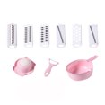 thumbnail image 2 of EGNMCR Vegetable Slicers Cutter - Cheese Grater Multi-function Vegetable 12 Piece Set veggie chopper, 2 of 2