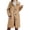 Khaki#gifts for teenage girls, variant on aohooy Single Breasted Girls Coat - Fall Winter Wool Notch Lapel Long Trench with Pockets Warm Dress Pea Jacket Khaki,12-13Years