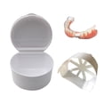 thumbnail image 2 of kiplyki Denture Case Dental Bath Box False Teeth Storage Box with Hanging, 2 of 6