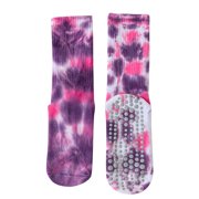FhsagQ Socks Women Socks Crotchless Tie Dye Yoga Socks Women's Fashion Fashion Brand Sports Socks Womens Socks Black Women's Socks Plus Size Socks Purple One Size