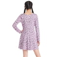 thumbnail image 4 of George Girls' Long-Sleeve Skater Dress, 4 of 5