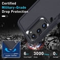 thumbnail image 3 of [PST] Samsung Galaxy S25 Plus / S24 Plus Hard Case, Dual Layers Heavy Duty Rubber Armor Bumper Hard Case Cover, 3 of 5