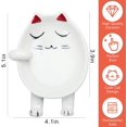 thumbnail image 2 of Spoon Rest, Ceramic Cute Red Coffee Cat Spoon Rest, Spoon Holder Rest For Stove Top, Cat Kitchen Accessories, Stove Holder Utensil Spoon Rest For Kitchen Counter, Kitchen Decor(Red), 2 of 7