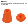 thumbnail image 4 of Unique Bargains Bell End Stopper, Cord Rope Lock for Drawstring Bag, Orange 50 Pack, 4 of 5