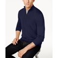 thumbnail image 4 of Club Room Men’s Quarter-Zip Merino Wool Blend Sweater (Navy, S), 4 of 4