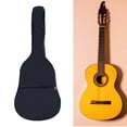 thumbnail image 1 of Acoustic Guitar Bag Shock 41 inch Smooth with Strap Comfortable Guitar Case, 1 of 8
