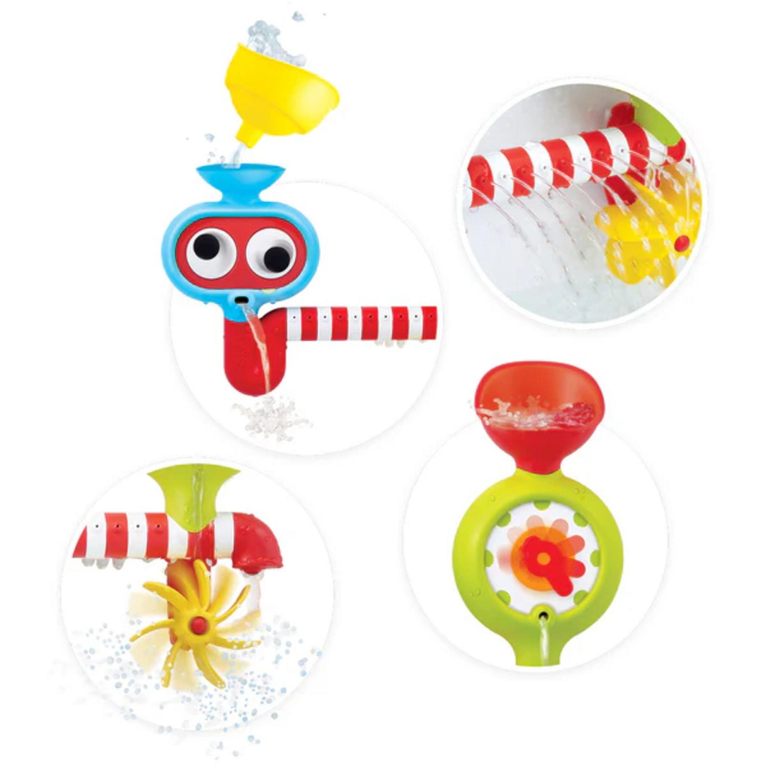 Yookidoo Bath Toy - Submarine Spray Station - Battery Operated Water Pump with Hand Shower for Bathtime Play - Generates Magical Effects