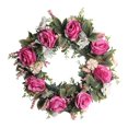 thumbnail image 1 of POINTERTECK Spring Peony Wreath Simulation Spring Wreath Flower Door Wall Hanging Home Decoration Mother‘s Day Easter Gate Fence Decoration Wreath Spring Gardening Decorations for Easter, 1 of 4