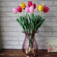 thumbnail image 3 of Pretty Latex Real Touch Artificial Silk Tulip Flower Wedding Bouquet Home Décor, 3 of 8