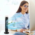 thumbnail image 5 of Small Desks for Small Spaces Hot Selling Usb Tower Fan Mini Leafless Tower Conditioner Small Fan Desktop Office Desk Tower Fan Mini Fan Portable, 5 of 5