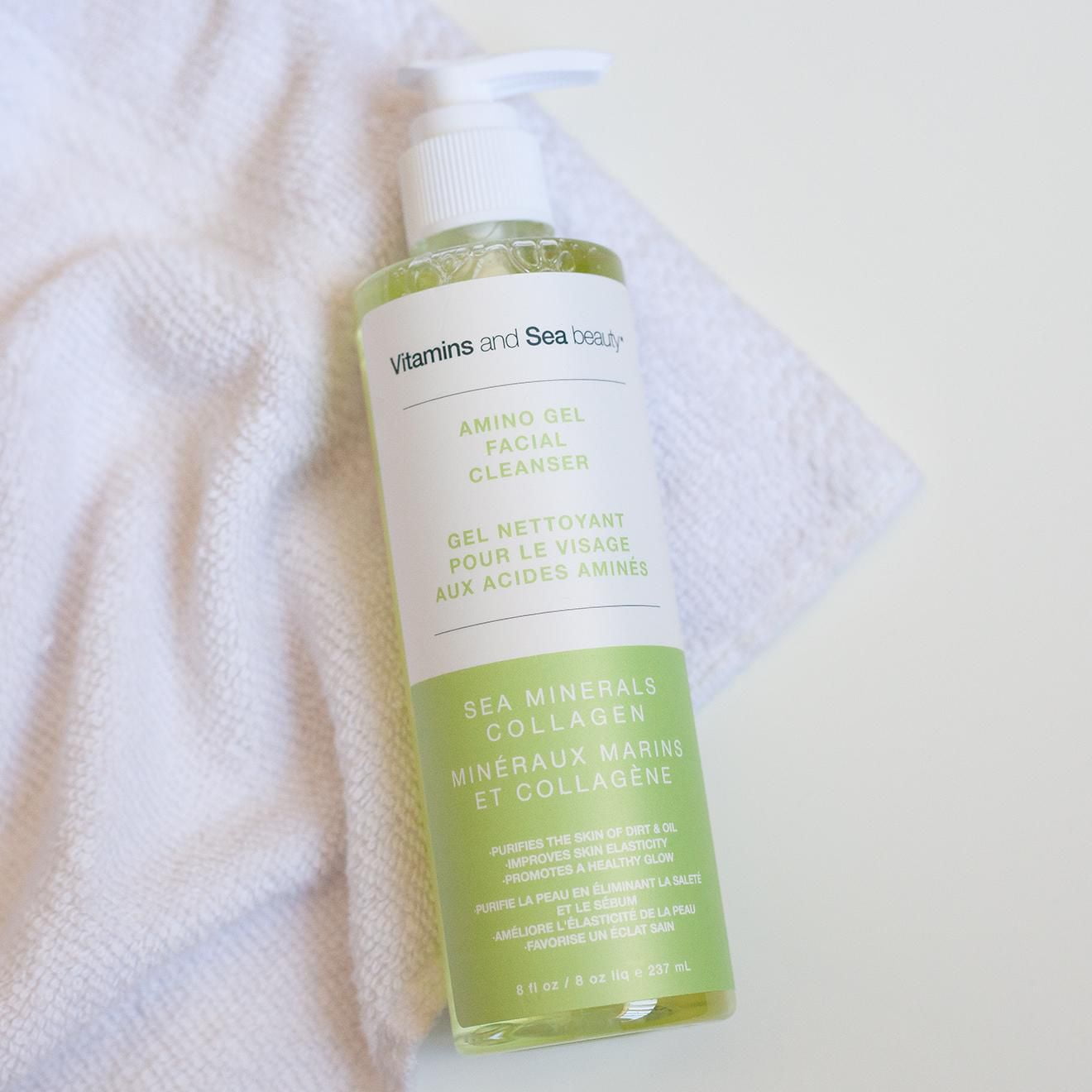 Vitamins and Sea beauty Gel Nettoyant pour le Visage aux Acides Aminés