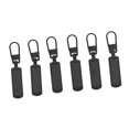 thumbnail image 4 of Metal Zipper Head, Rustproof 6Pcs Zipper Pull Tab  For Handbags Black, 4 of 8