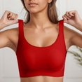 thumbnail image 2 of Seamless Everyday Bras For Women No Underwire Bralettes Push Up Wireless Supportive Full Coverage Sports Bras Front Closure Wireless Bras for Women Non Removable Padded Sports Bras for Women Womens, 2 of 4