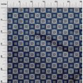 thumbnail image 3 of oneOone Rayon Navy Blue Fabric Block Sewing Craft Projects Fabric Prints By Yard 56 Inch Wide-TO, 3 of 5
