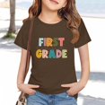 thumbnail image 2 of LIJCC Garçons Filles Premier Jour de Première Année Rentrée des Classes T-Shirt en Coton T-Shirt à Manches Courtes Haut T-Shirt à Imprimé Lettres Haut de Rentrée, 2 of 5