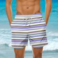 thumbnail image 1 of LSLJS Men's Summer Loose Beach Shorts Pocket Swimming Pants, Beach Shorts, 1 of 6