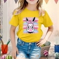 thumbnail image 2 of XDZJLR T-Shirts Filles Enfants Pâques Graphique Coupe Ample Décontractée Manches Courtes Col Rond pour Garçons Vêtements 1-2 Ans, 2 of 4