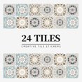 thumbnail image 3 of Lucoss 24pcs 6" Peel and Stick Vinyl Backsplash Tiles Stickers Tile Paint Removable Waterproof Self-Adhesive Decals Vinyl Home Kitchen Bathroom Spring Easter Decoration, 3 of 8