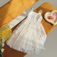 thumbnail image 2 of WEAIXIMIUNG Robes pour Filles Taille 6-7 Jupe pour Filles Enfants Été Mode Petit Imprimé Robe Bouffante Robe de Plage pour Enfants, 2 of 4